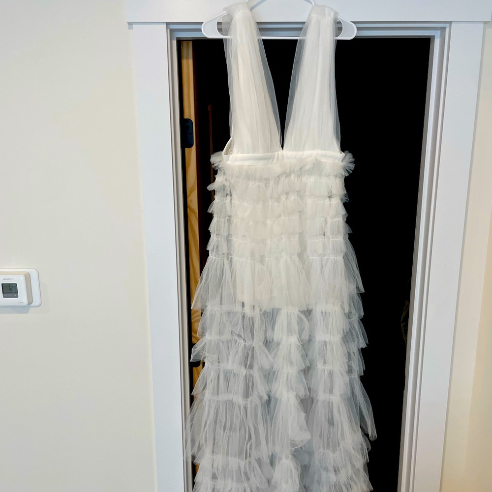 Untamed petals engagement dress